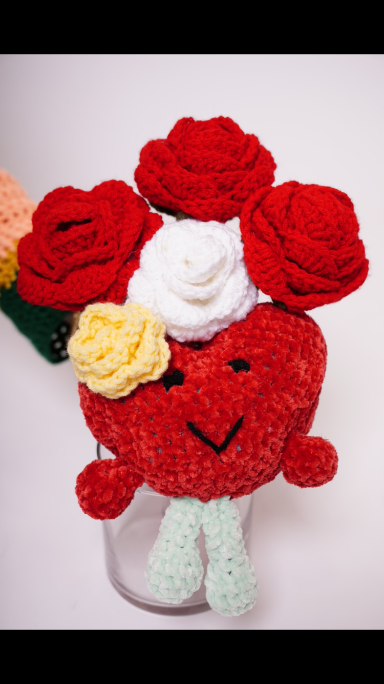 Roses with Plushie