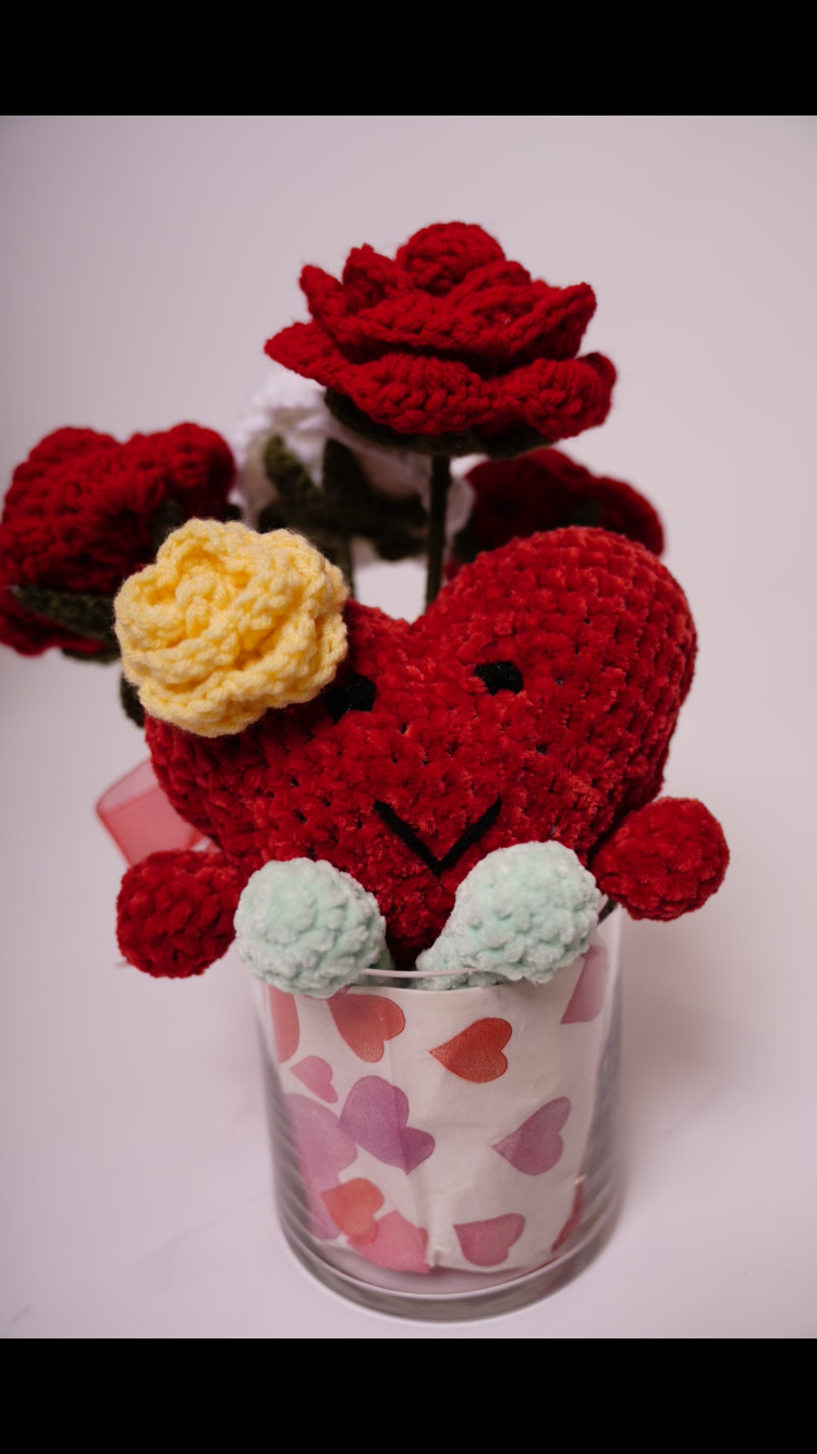 Roses with Plushie