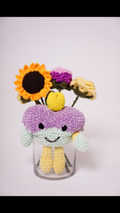 Heart Plushie with Flowers